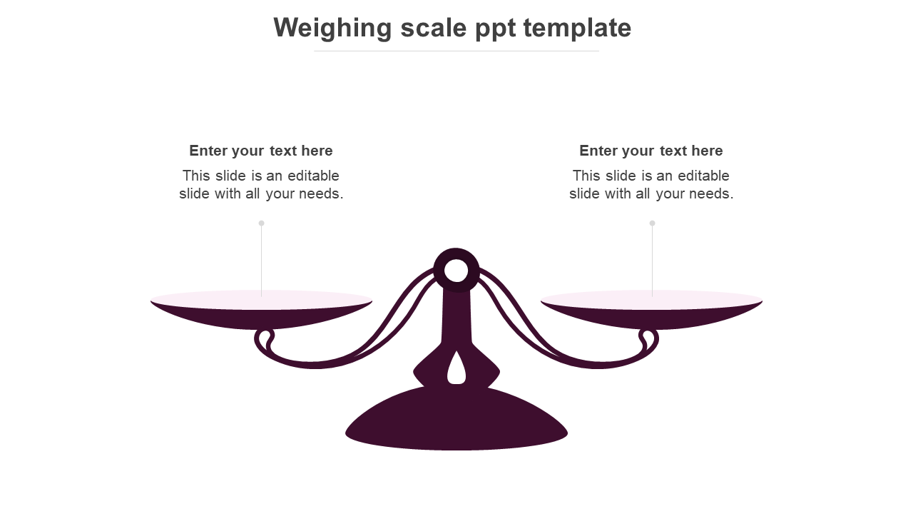 weighing scale ppt template